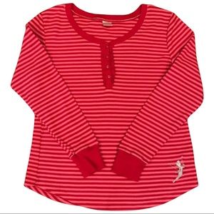 Disney Tinker Bell Long-sleeve pink striped shirt